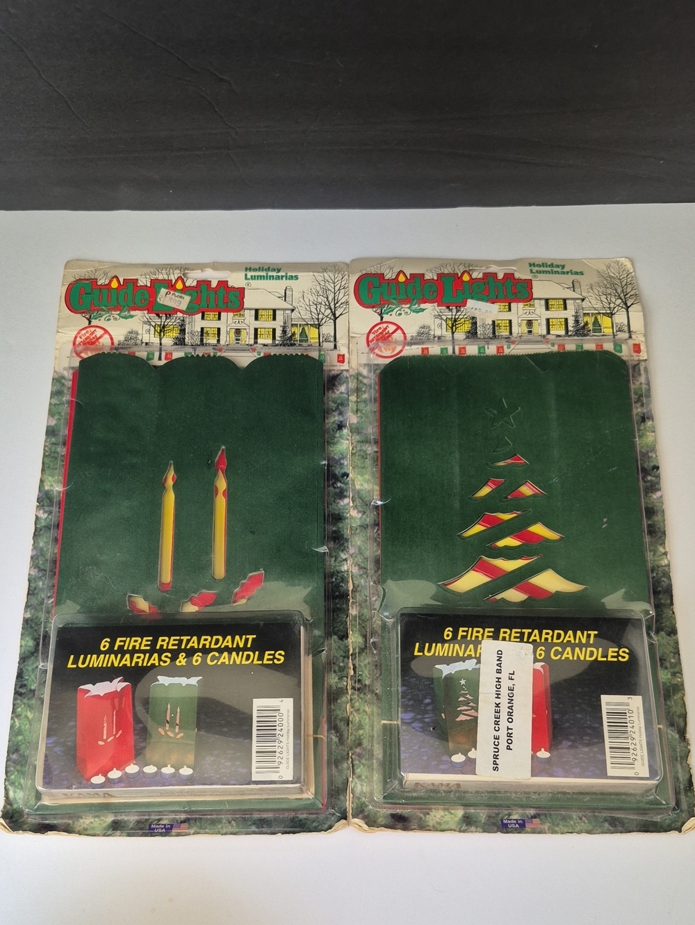 Vintage 1995 Guide Lights Holiday Christmas Luminarias Bags 90s Nostalgia
